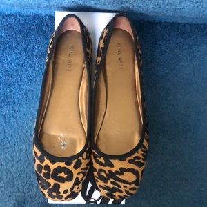 Leopard print flats
